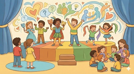 Dezvoltare emoțională prin teatru și metode de acțiune creativă